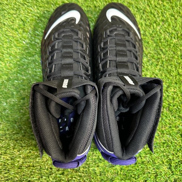 Nike Force Savage Pro 2 Black Purple PE Football Cleats Size 14.5 BV3969-003 NEW main image 6